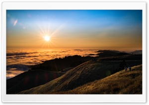 Mountain Peaks above the Fog Ultra HD Wallpaper for 4K UHD Widescreen desktop, tablet & smartphone