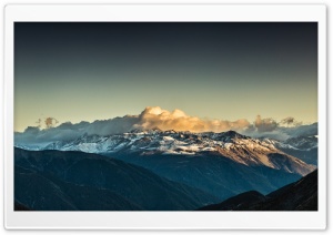 Mountain Range Panoramic View Ultra HD Wallpaper for 4K UHD Widescreen desktop, tablet & smartphone
