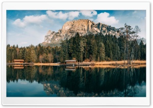 Mountain Reflections in the Lake 4K UHD Wallpaper for Widescreen and UltraWide Desktop, UltraHD TV, Smartphone, Tablet