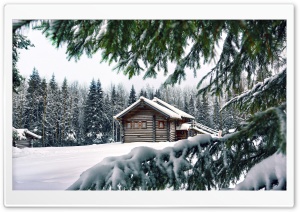 Mountain Retreat Winter Ultra HD Wallpaper for 4K UHD Widescreen desktop, tablet & smartphone