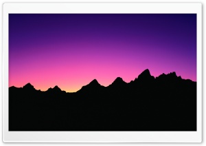 Mountain Silhouette Ultra HD Wallpaper for 4K UHD Widescreen desktop, tablet & smartphone
