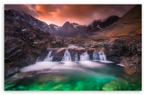 Mountain Stream Turning Into A Waterfall UltraHD Wallpaper for UHD 16:9 ; HD 16:9 ; UltraWide 21:9 24:10 32:9 32:10 ; Widescreen 16:10 5:3 ; Fullscreen 4:3 5:4 3:2 ; Tablet 1:1 ; Mobile 9:16 9:19.5 9:20 9:21 9:22 10:16 2:3 3:5 3:4 ; Dual 16:10 5:3 16:9 4:3 5:4 3:2 ;