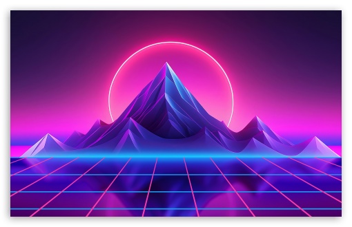 Mountain Synthwave Landscape UltraHD Wallpaper for UHD 16:9 2160p 1440p 1080p 900p 720p ; 8K UHD TV 16:9 Ultra High Definition 2160p 1440p 1080p 900p 720p ; UltraWide 21:9 24:10 ; Widescreen 16:10 5:3 WHXGA WQXGA WUXGA WXGA WGA ; Fullscreen 4:3 5:4 3:2 UXGA XGA SVGA QSXGA SXGA DVGA HVGA HQVGA ( Apple PowerBook G4 iPhone 4 3G 3GS iPod Touch ) ; Tablet 1:1 ;