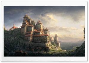 Mountain Top Fortress Ultra HD Wallpaper for 4K UHD Widescreen desktop, tablet & smartphone