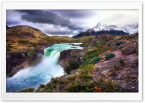 Mountain Waterfall Ultra HD Wallpaper for 4K UHD Widescreen desktop, tablet & smartphone