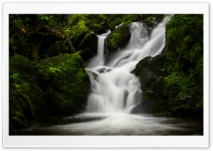Mountain Waterfall Nature Ultra HD Wallpaper for 4K UHD Widescreen desktop, tablet & smartphone