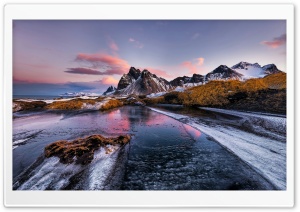 Mountains by the Sea Ultra HD Wallpaper for 4K UHD Widescreen Desktop, Lockscreen, Screensaver, TV, Tablet, Smartphone