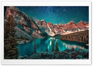 mountains, lake 4K UHD Wallpaper for Widescreen and UltraWide Desktop, UltraHD TV, Smartphone, Tablet