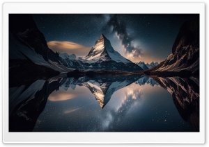 Mountains Night Ultra HD Wallpaper for 4K UHD Widescreen desktop, tablet & smartphone