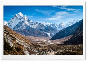 Mountains, Valley, Nature Ultra HD Wallpaper for 4K UHD Widescreen desktop, tablet & smartphone