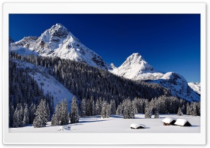 Mountains, Winter Ultra HD Wallpaper for 4K UHD Widescreen desktop, tablet & smartphone