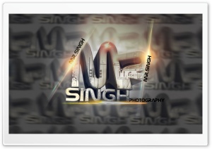 MR.Singh offical 3d logo 4K UHD Wallpaper for Widescreen and UltraWide Desktop, UltraHD TV, Smartphone, Tablet