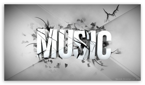 Music UltraHD Wallpaper for HD 16:9 ;