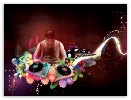 Music   Dj 3 UltraHD Wallpaper for Fullscreen 4:3 ;