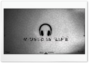 Music Is Life Ultra HD Wallpaper for 4K UHD Widescreen desktop, tablet & smartphone