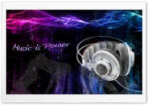 Music Is Power Ultra HD Wallpaper for 4K UHD Widescreen desktop, tablet & smartphone