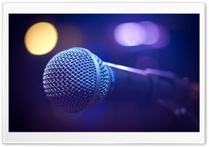 Music Microphone Ultra HD Wallpaper for 4K UHD Widescreen desktop, tablet & smartphone