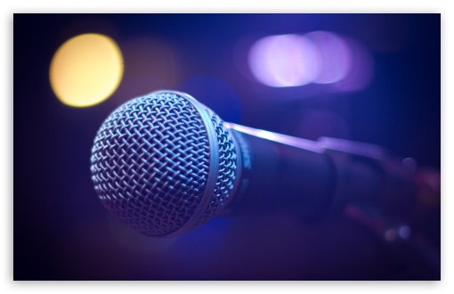 Microphone and Band – Print A Wallpaper