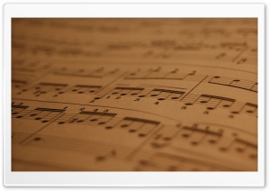 Musical Score Ultra HD Wallpaper for 4K UHD Widescreen desktop, tablet & smartphone