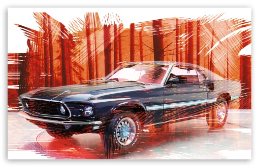 Mustang Car UltraHD Wallpaper for Wide 16:10 Widescreen WHXGA WQXGA WUXGA WXGA ;
