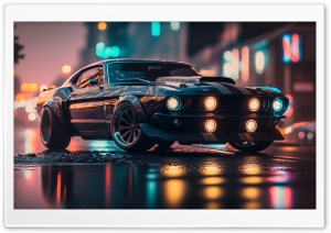 Mustang Iconic Muscle Car Ultra HD Wallpaper for 4K UHD Widescreen desktop, tablet & smartphone