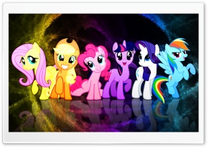 My Little Pony Mane 6 Ultra HD Wallpaper for 4K UHD Widescreen desktop, tablet & smartphone