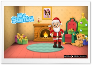 My Santa Claus - Santas Crib Ultra HD Wallpaper for 4K UHD Widescreen desktop, tablet & smartphone
