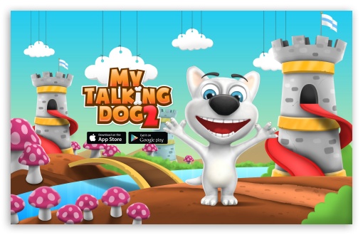 My Talking Dog 2 - Virtual Pet UltraHD Wallpaper for Widescreen 16:10 ;