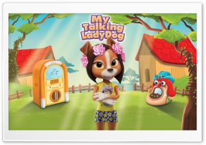 My Talking Lady Dog Ultra HD Wallpaper for 4K UHD Widescreen desktop, tablet & smartphone