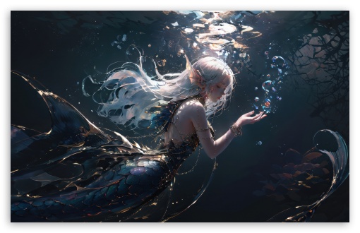 Mystic Mermaid's Realm UltraHD Wallpaper for UHD 16:9 ; HD 16:9 ; UltraWide 21:9 24:10 32:9 32:10 ; Widescreen 16:10 5:3 ; Fullscreen 4:3 5:4 3:2 ; Tablet 1:1 ; Mobile 9:16 9:19.5 9:20 10:16 2:3 3:5 3:4 ; Dual 16:10 5:3 16:9 4:3 5:4 3:2 ;