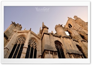 Narbonne Cathedral Ultra HD Wallpaper for 4K UHD Widescreen desktop, tablet & smartphone