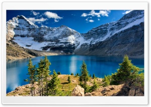 Nature, Mountain Landscape, Blue Lake Ultra HD Wallpaper for 4K UHD Widescreen desktop, tablet & smartphone
