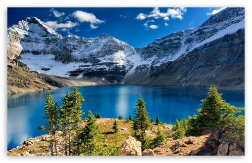 Nature, Mountain Landscape, Blue Lake Ultra HD Desktop Background Wallpaper  for 4K UHD TV : Widescreen & UltraWide Desktop & Laptop : Tablet :  Smartphone