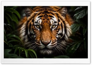 Nature Tiger Digital Art 4K UHD Wallpaper for Widescreen and UltraWide Desktop, UltraHD TV, Smartphone, Tablet