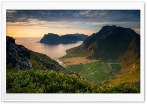 Nature, Veggen, Lofoten, Norway, Mountain, Scenic Viewpoint 4K UHD Wallpaper for Widescreen and UltraWide Desktop, UltraHD TV, Smartphone, Tablet