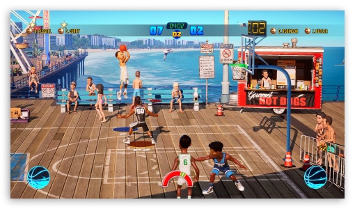 NBA PlayGound Beach BasketBall UltraHD Wallpaper for 8K UHD TV 16:9 Ultra High Definition 2160p 1440p 1080p 900p 720p ;