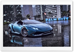 Need for Speed Heat Lamborghini Ultra HD Wallpaper for 4K UHD Widescreen desktop, tablet & smartphone