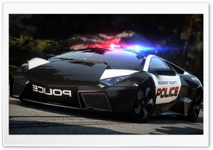 Need For Speed Hot Pursuit Lamborghini Police Car Ultra HD Wallpaper for 4K UHD Widescreen desktop, tablet & smartphone