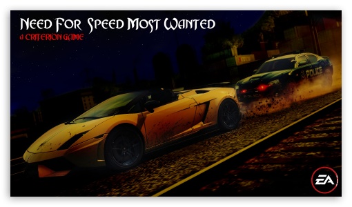 Need For Speed Most Wanted 2012 Night Edition Wallpaper UltraHD Wallpaper for HD 16:9 ;