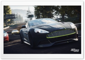 Need for Speed Rivals Aston Vanquish In The Lead Ultra HD Wallpaper for 4K UHD Widescreen desktop, tablet & smartphone