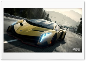 Need For Speed Rivals Lamborghini Veneno Ultra HD Wallpaper for 4K UHD Widescreen desktop, tablet & smartphone