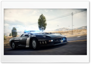 Need for Speed Rivals SIMPLY JAGUAR COPS DLC Digital Cop Pursuit Jaguar XJ220 3.5L Twin-Turbo V6 RWD 4K UHD Wallpaper for Widescreen and UltraWide Desktop, UltraHD TV, Smartphone, Tablet