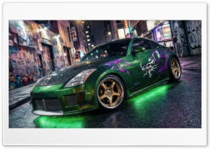 Neon Green Mazda - Need For Speed 4K UHD Wallpaper for Widescreen and UltraWide Desktop, UltraHD TV, Smartphone, Tablet