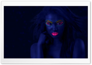 Neon Makeup Black Light Ultra HD Wallpaper for 4K UHD Widescreen desktop, tablet & smartphone