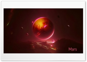 Neon Mars 4K UHD Wallpaper for Widescreen and UltraWide Desktop, UltraHD TV, Smartphone, Tablet