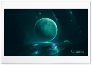 Neon Uranus 4K UHD Wallpaper for Widescreen and UltraWide Desktop, UltraHD TV, Smartphone, Tablet