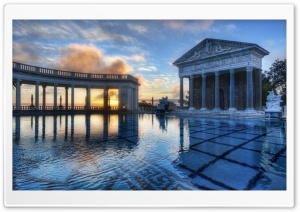 Neptune Pool, Hearst Castle Ultra HD Wallpaper for 4K UHD Widescreen desktop, tablet & smartphone