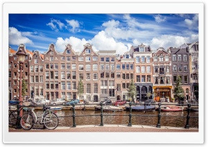 Netherlands, Amsterdam City Architecture Ultra HD Wallpaper for 4K UHD Widescreen desktop, tablet & smartphone