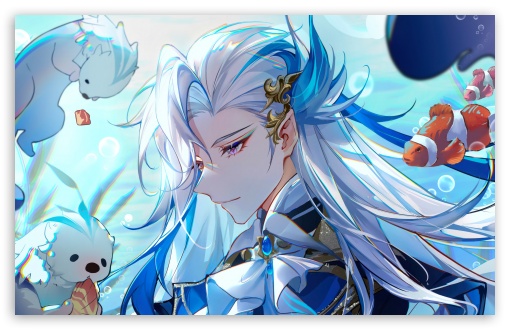 Neuvillette, Genshin Impact UltraHD Wallpaper for UHD 16:9 ; HD 16:9 ; UltraWide 21:9 24:10 ; Widescreen 16:10 5:3 ; Fullscreen 4:3 5:4 3:2 ; Tablet 1:1 ; Mobile 9:16 9:19.5 9:20 10:16 2:3 3:5 3:4 ;