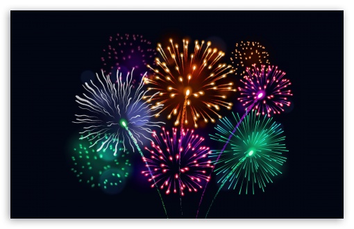 New Year Fireworks 2025 Illustration UltraHD Wallpaper for UHD 16:9 ; HD 16:9 ; UltraWide 21:9 24:10 32:9 32:10 ; Widescreen 16:10 5:3 ; Fullscreen 4:3 5:4 3:2 ; Tablet 1:1 ; Dual 16:10 5:3 16:9 4:3 5:4 3:2 ;